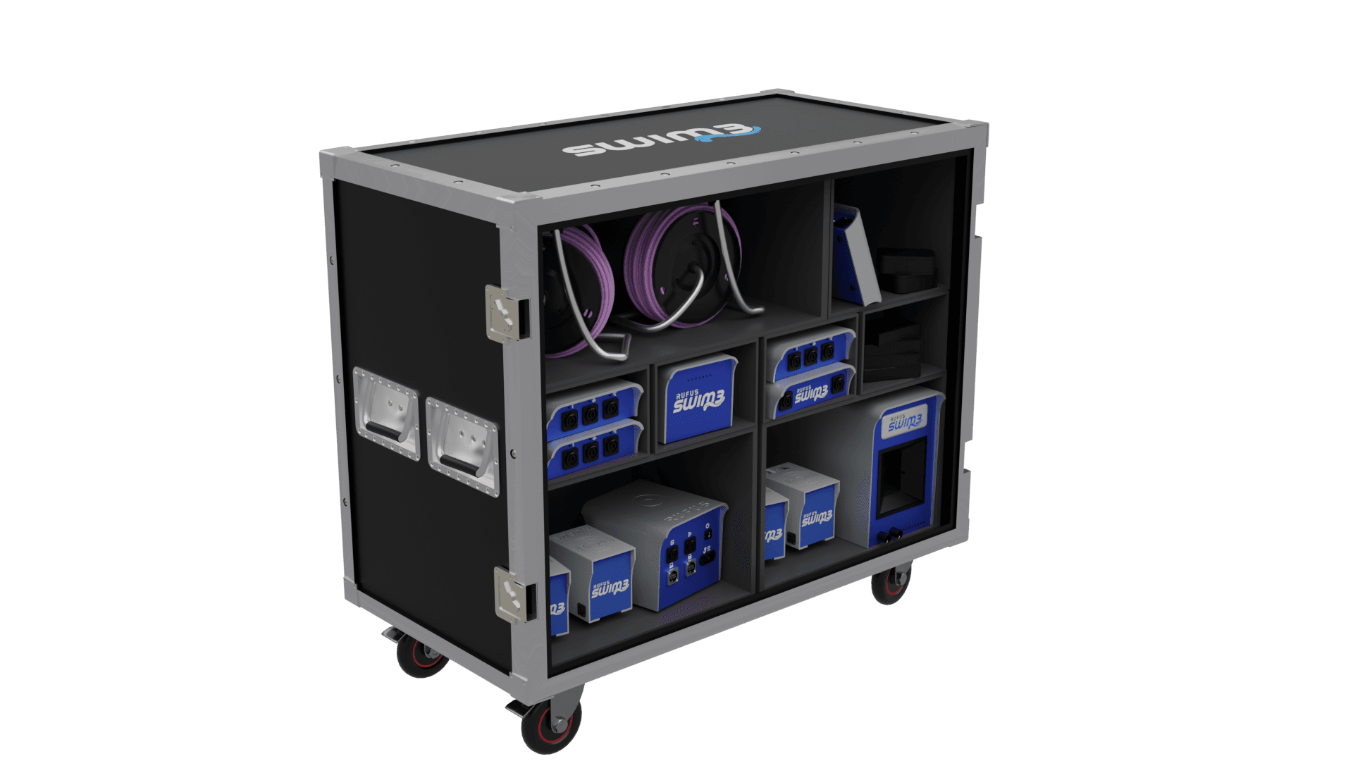 RUFUS SWIM system flight case placeholder